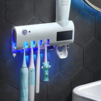Porta Escova de Dentes com/sem Esterilização UV para Banheiro