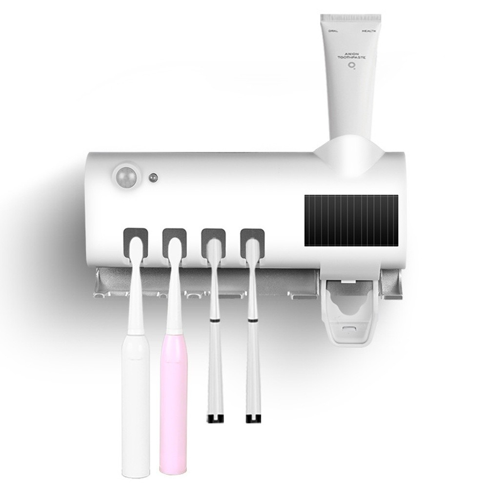 Porta Escova de Dentes com/sem Esterilização UV para Banheiro